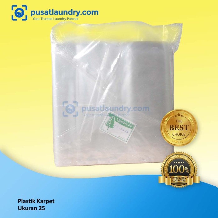 PREMIUM Plastik Roll Laundry Packing Karpet Pembungkus Baju Laundry