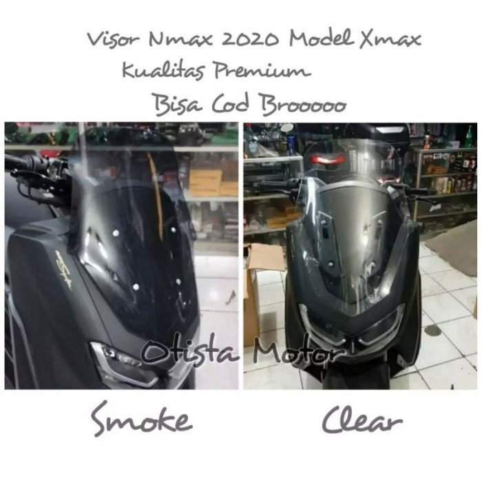 PREMIUM Visor Windshield Kaca Depan All New Nmax 2020 2021 Model Xmax Premium