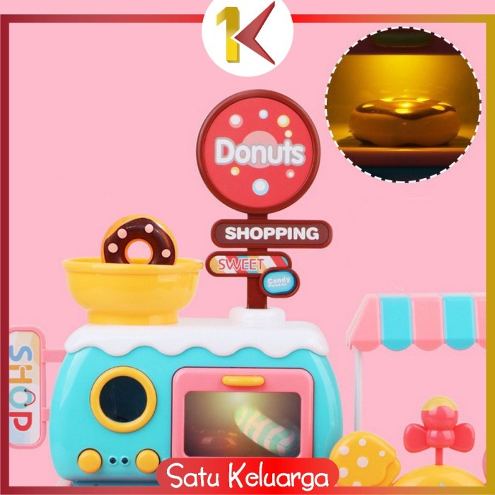 SK-M29 Mainan Edukasi Anak Toko Donat 999-82 / Jualan Roti Donut