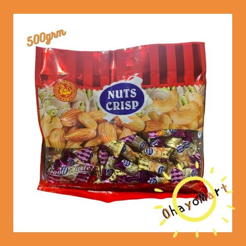 

Nuts Crisp 500grm / Nuts Crisp Good Taste / Permen Imlek Kacang 500grm