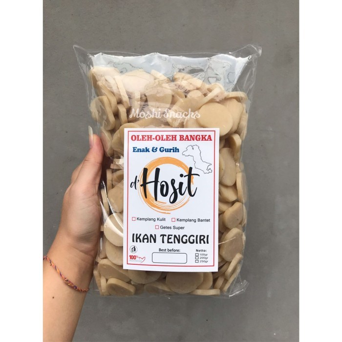 

Krupuk Kemplang Mentah Ikan Tenggiri Cap HOSIT Asli Belinyu Bangka