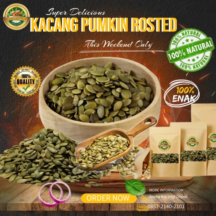 

Roasted Pumpkin Seeds ( Biji Labu Panggang ) - 500gr