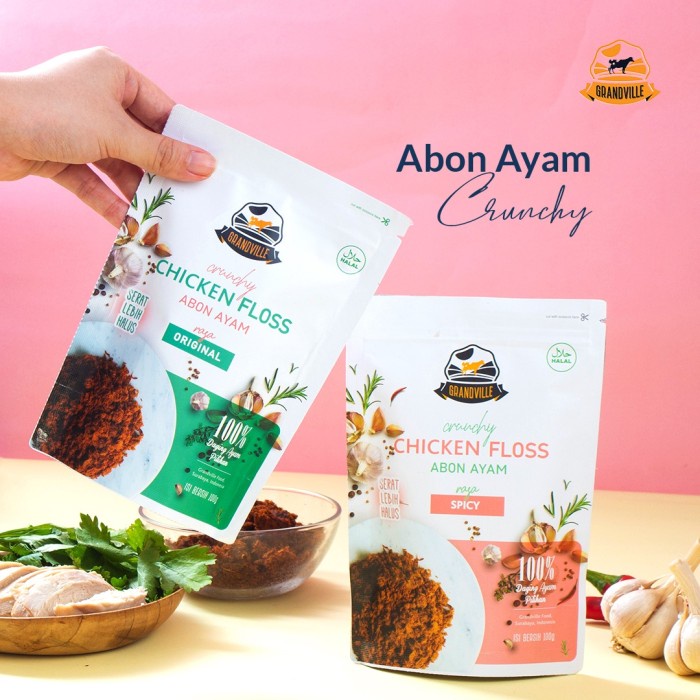 

Grandville Crunchy Chicken Floss Original / Abon Ayam - 100 g