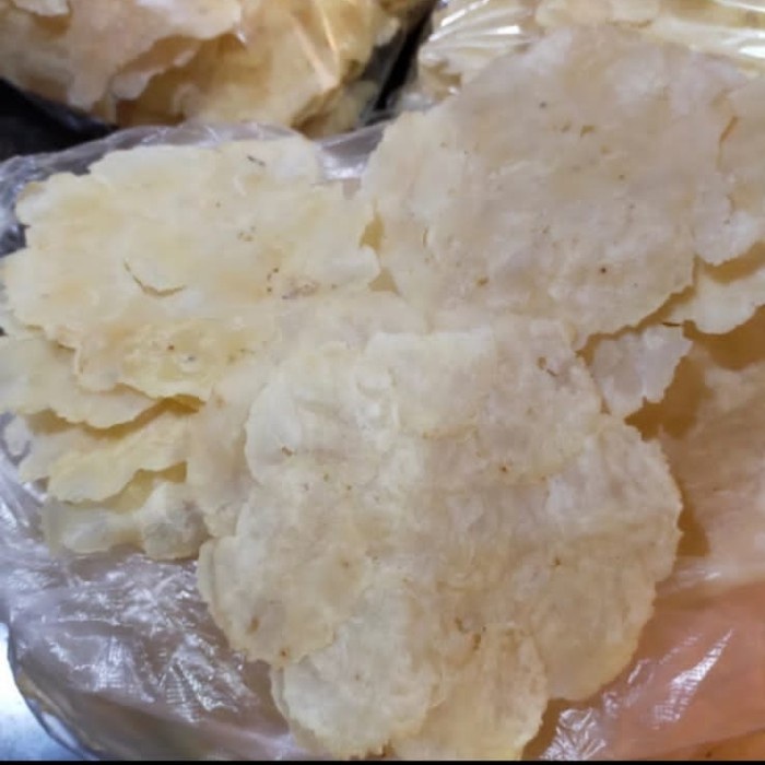 

keripik Emping melinjo asli mentah super besar kerupuk emping
