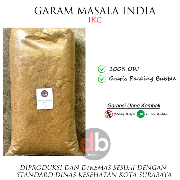 

Promo Terbatas Garam Masala India 1Kg Bumbu India Aman