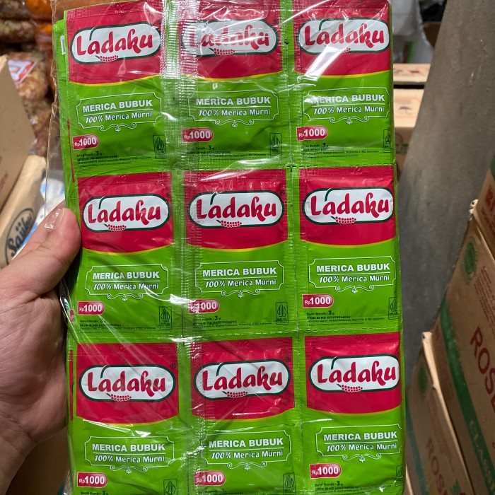 

Promo Terbatas Ladaku Saset 1 Pak Isi 6 Lusin Aman