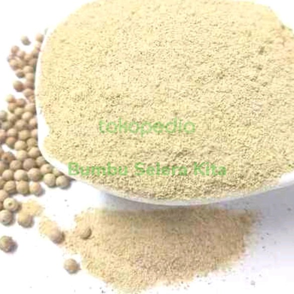

Promo Terbatas Lada Putih Bubuk Murni 1000 Gram/ White Pepper 1Kg / Merica Bangka Aman