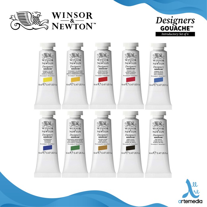 

TERLARIS Cat Guas Winsor & Newton Designer Gouache 10x14ml Introductory Set