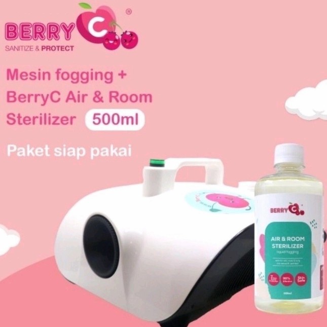 BERRY C ALAT MESIN FOGGING / BERRY C MESIN FOGGING+ LIQUID 500ML