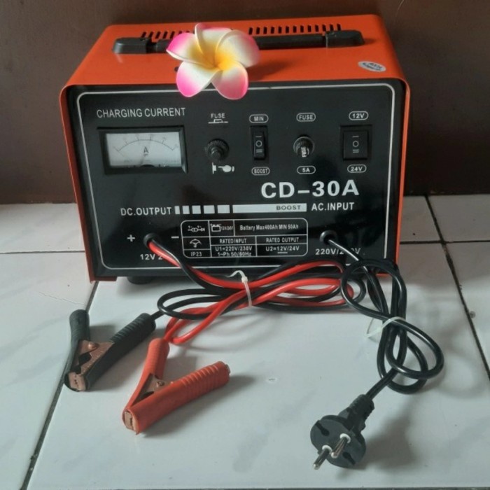 Terlaris Battery Charger 12V/24V 30A Charger Aki 30A Charger Aki Up To 400Ah