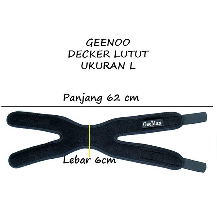 Geemax Decker Lutut Original Alat Penopang Lutut