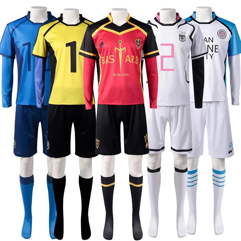 Blue Lock Anime Cosplay Costume Bastard Munchen Isagi Bachira Chigiri Nagi Rin Sae Itoshi Kaiser Reo