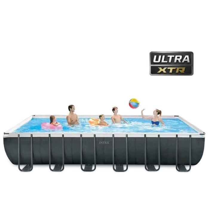 Intex 26364 Kolam Renang Ultra Xtr Rectangular Frame Pools