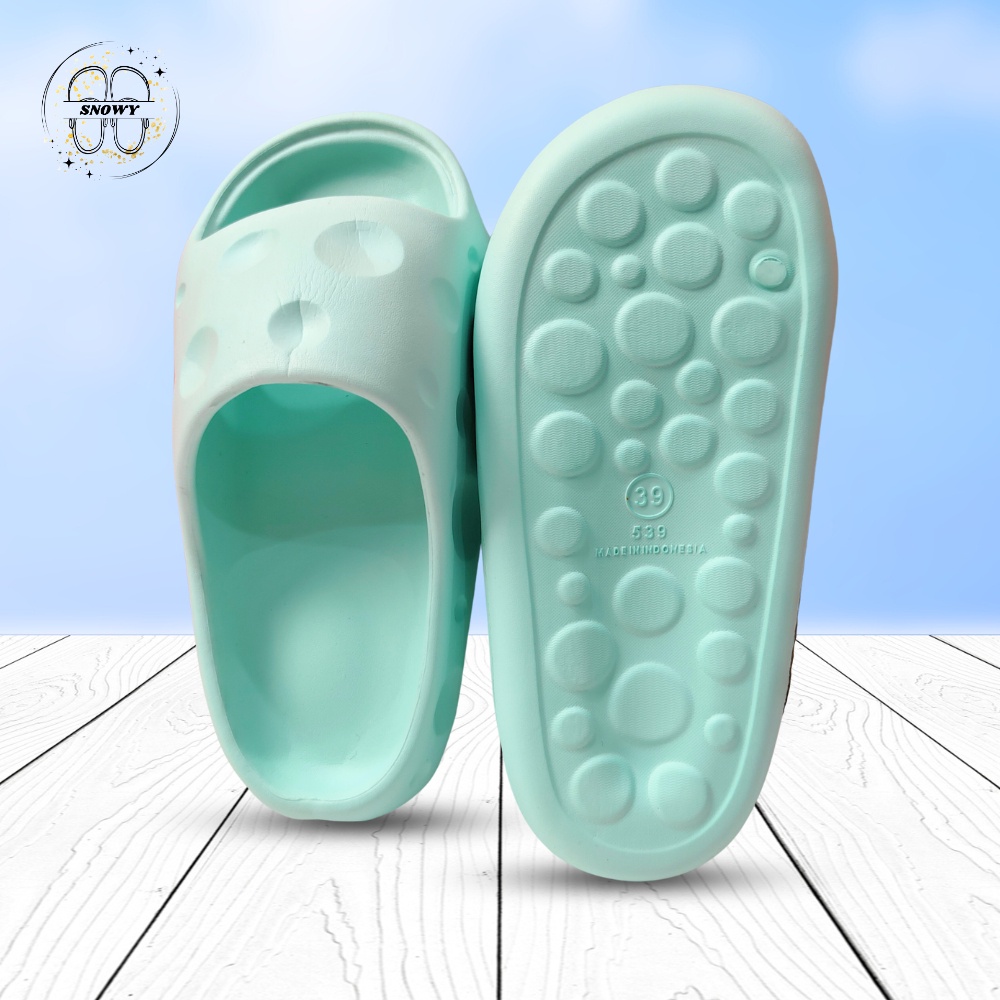 FREE ONGKIR SANDAL WANITA / SANDAL SLOP WANITA / SANDAL KARET EMPUK / SANDAL WANITA LUCU / SANDAL