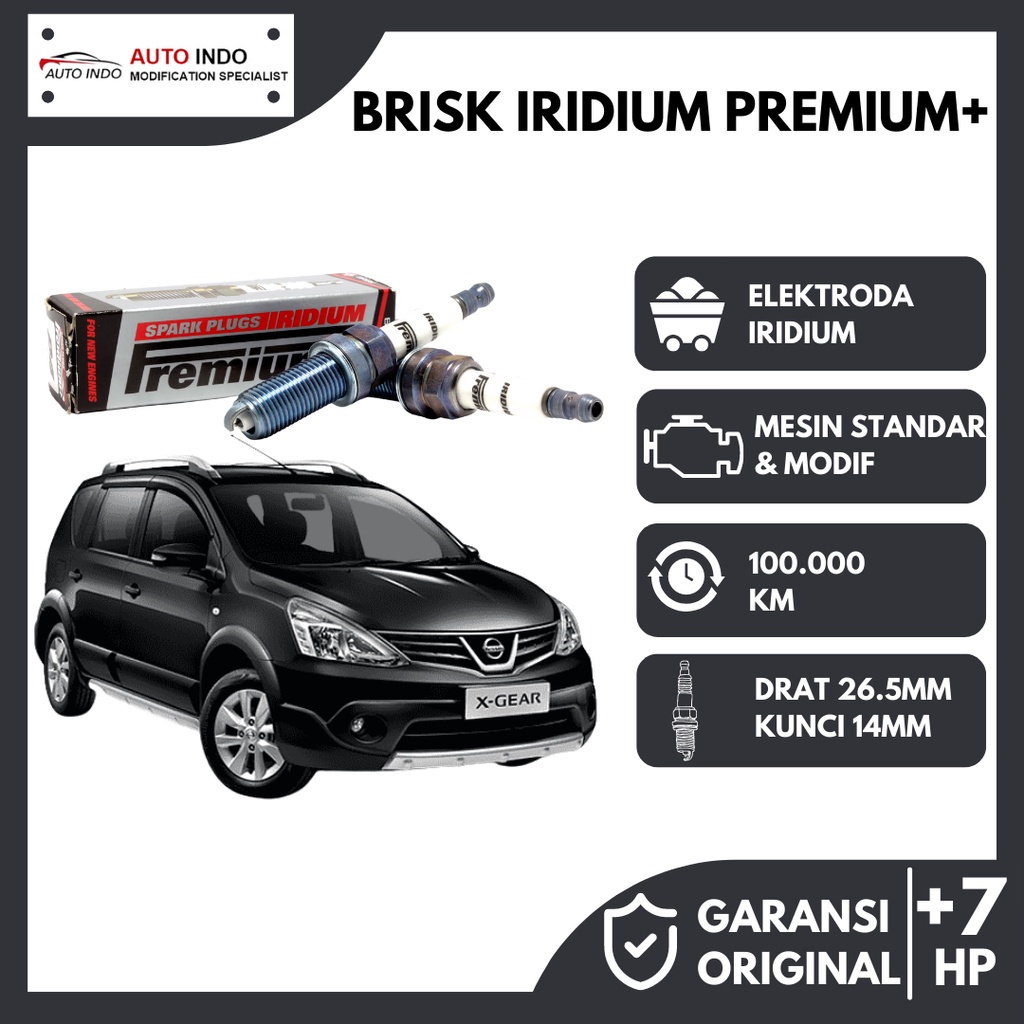 Busi Mobil Iridium Racing Nissan Grand Livina Busi Brisk Premium Iridium P32 Ori