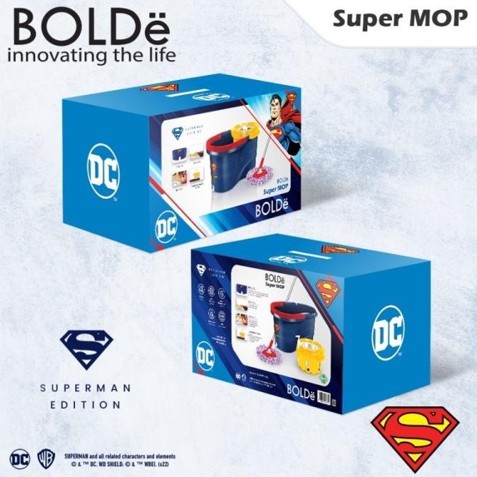 Hot Sale Lap Pel Bolde Super Mop Superman Edition 100% Ori Original