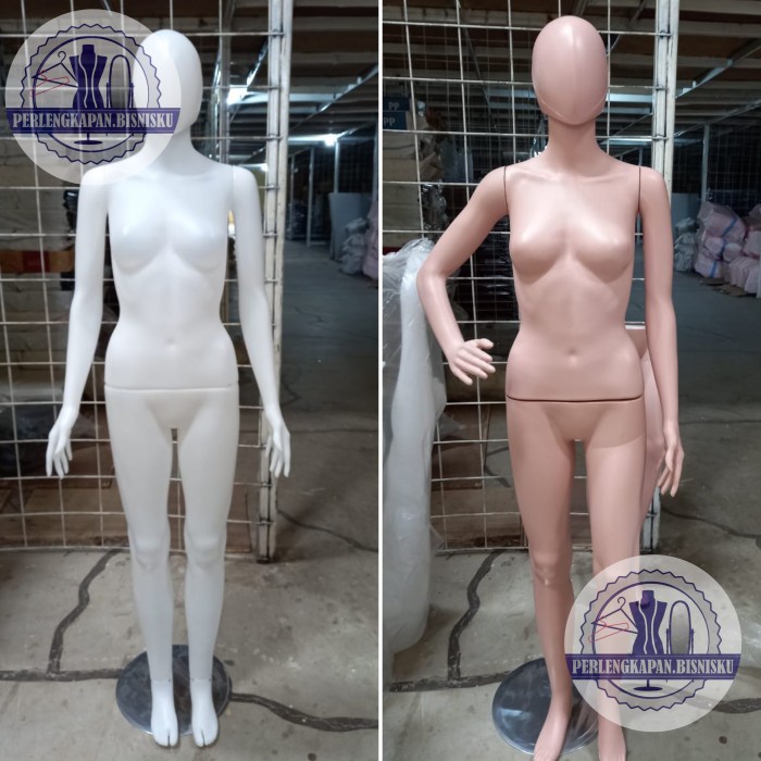 MANEKIN PATUNG BAJU WANITA PEREMPUAN FULL BODY PLASTIK