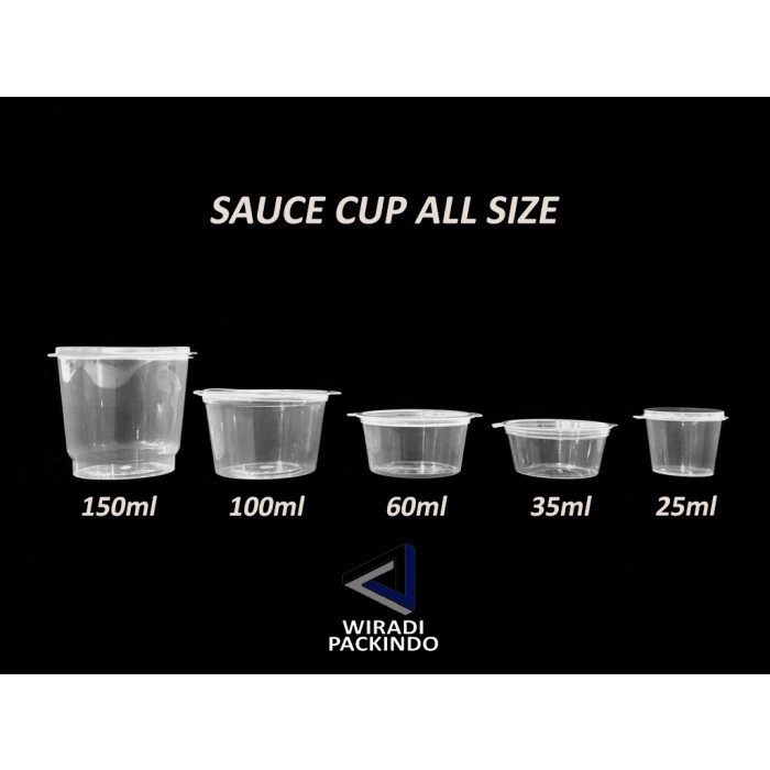 (Expert) Saus Cup 25ml/ Tempat Saus 25 ml