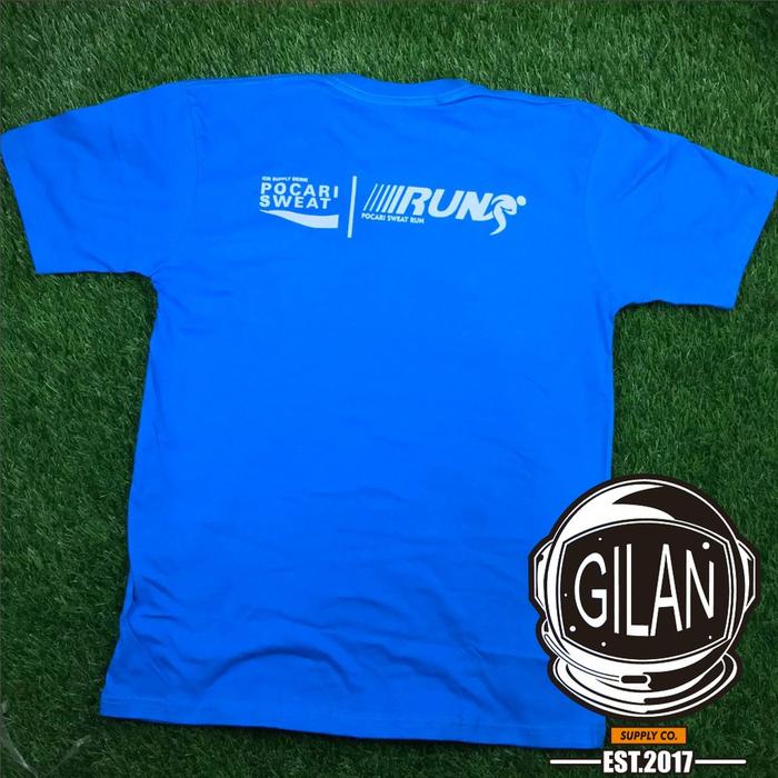 Kaos Baju Pocari Sweat Run Marathon Logo Olahraga Terbaru