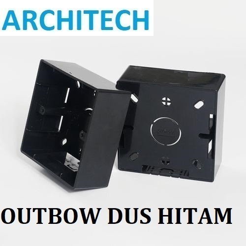 JTTOP" ARCHITECH OUTBOW DUS OUTBOWDUS OB DUS HITAM PUTIH SAKLAR STOP KONTAK