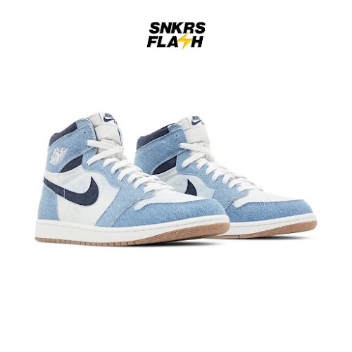 NIKE 1 Retro High Og Summit White Denim Sepatu Sneakers Pria - FQ2947100 - Size 42