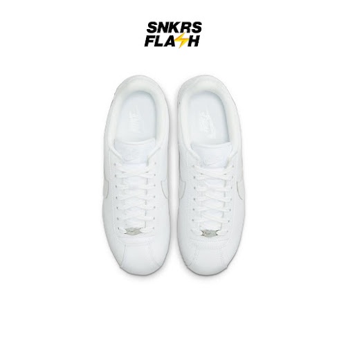 NIKE Cortez 23 Premium Triple White Sepatu Sneakers Unisex - FB6877100 - Size 38