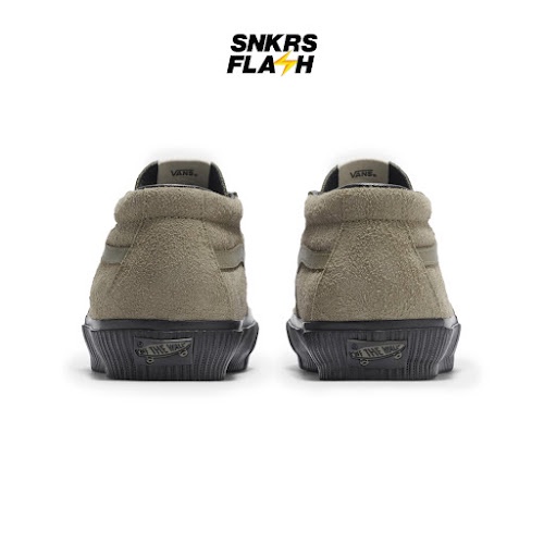 VANS Premium Sk8 Mid Reissue 83 Lx Creep Gothic Olive Sepatu Sneakers Pria - VN000CQQCUQ - Size 45