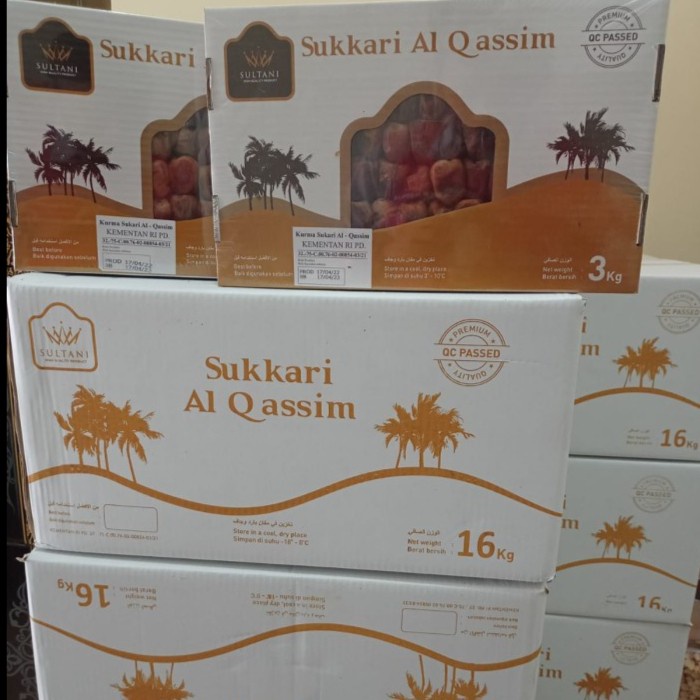 

Kurma Sukari Sultani 3 Kg Premium Quality