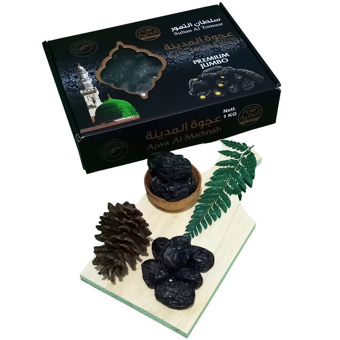 

Kurma Ajwa Jumbo 1Kg / Kurma Nabi / Kurma Arab