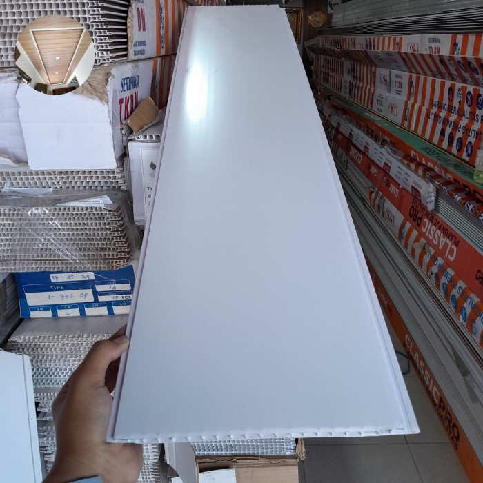 Plafon PVC Shunda Pure White (Doff) PL. 08.004
