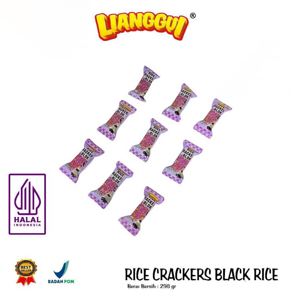 

A [Halal] Lianggui Jipang Beras I Rice Crackers Blok I Kacang Original Beras Hitam Viral Enak