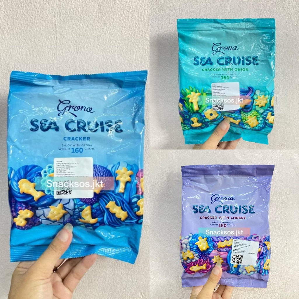 

A Grona Sea Cruise Cracker With Onion / Cracker Original / Cheese