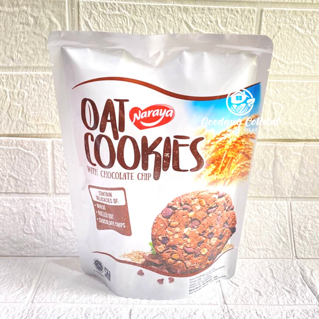 

A Naraya Oat Cookies With Chocolate Chips Oat Sereal Granola 320G 150G