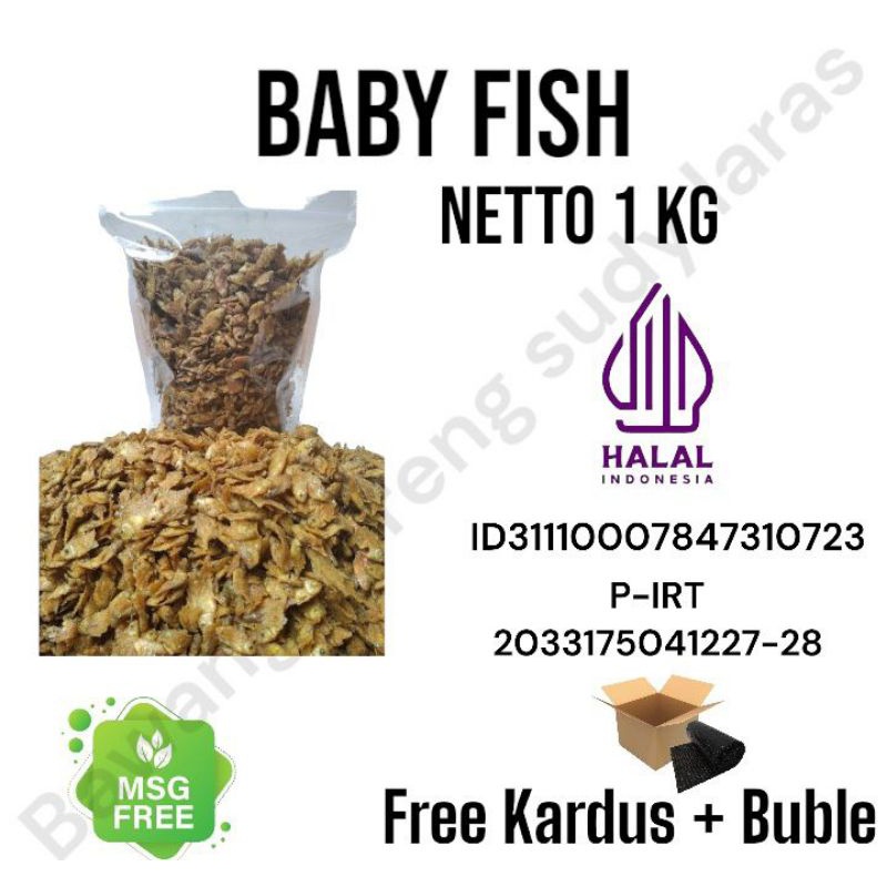 

A Baby Fish Krispy 1 Kg