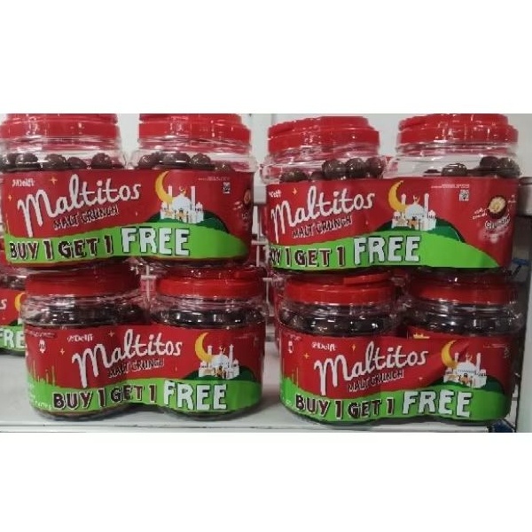 

A Coklat Delfi Maltitos Toples Jar 275G 1+1.
