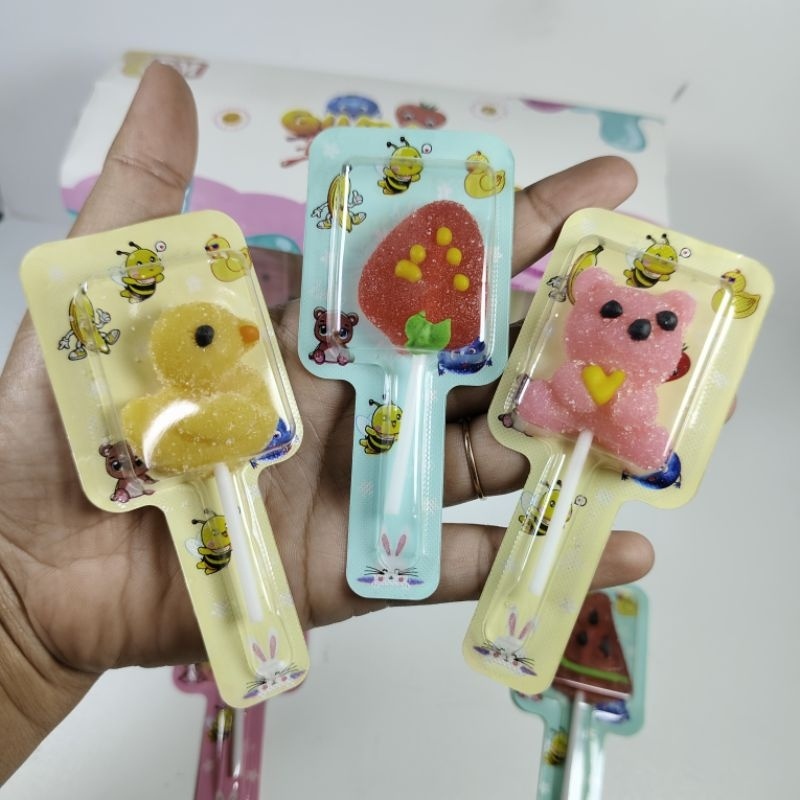

A 30 Pcs Lollipop Gummy Mint Permen Lunak