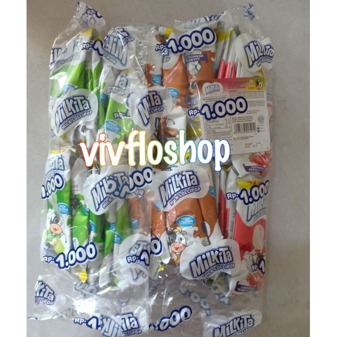 

A Permen Susu Milkita / Permen Milkita Lollipop (Isi 30 Pcs)