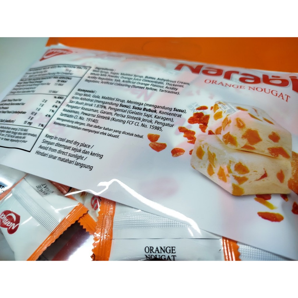 

A Naraya Narabis Orange Nougat/Nougat Jeruk 200G