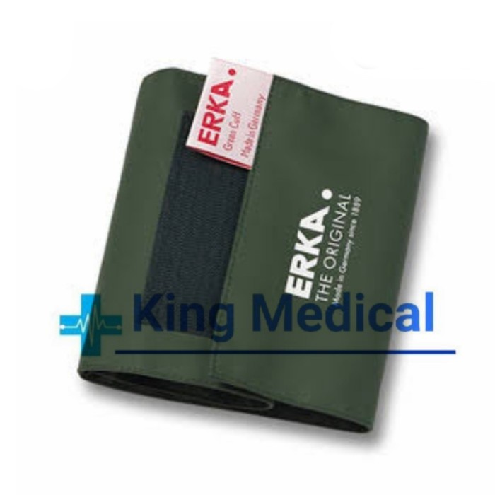 Manset Tensimeter/Velcro Cuff Superb Green Double Tube Erka Germany