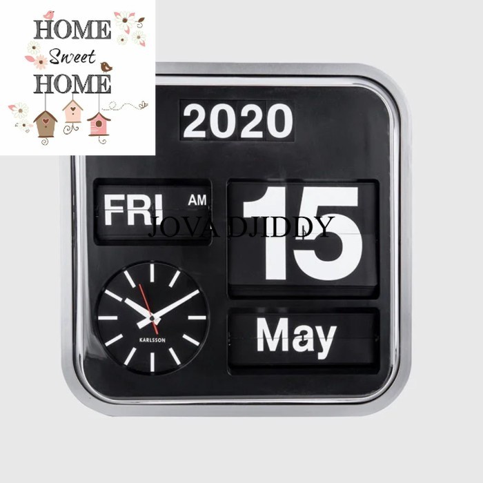 TERJAMIN DEKORASI RUMAH FARTECH DIGITAL CLOCK JAM DINDING