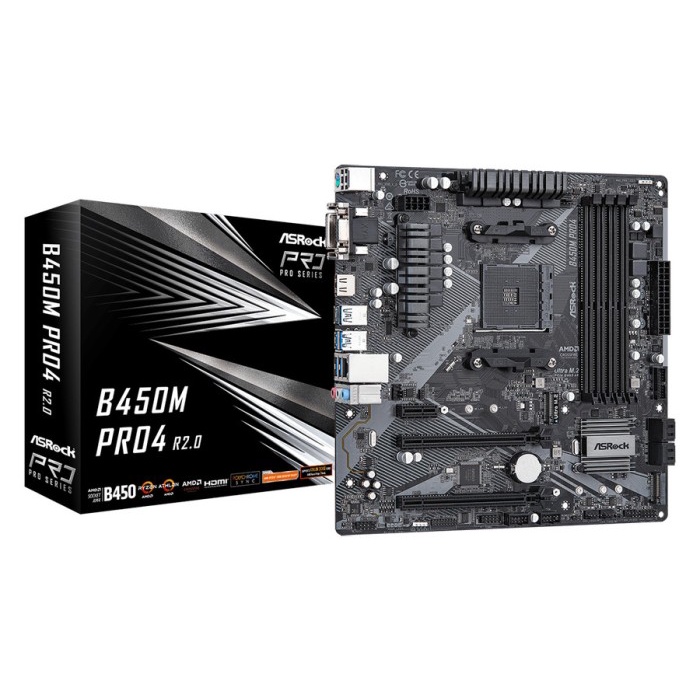ASROCK B450M PRO4 R2.0 (Socket AM4)