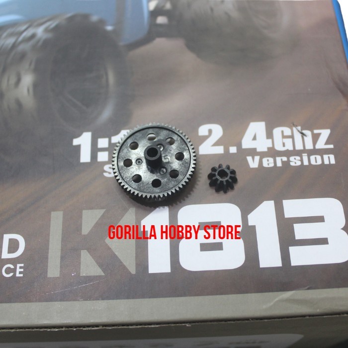 main gear dan gear kecil differential rc car heliway 1813