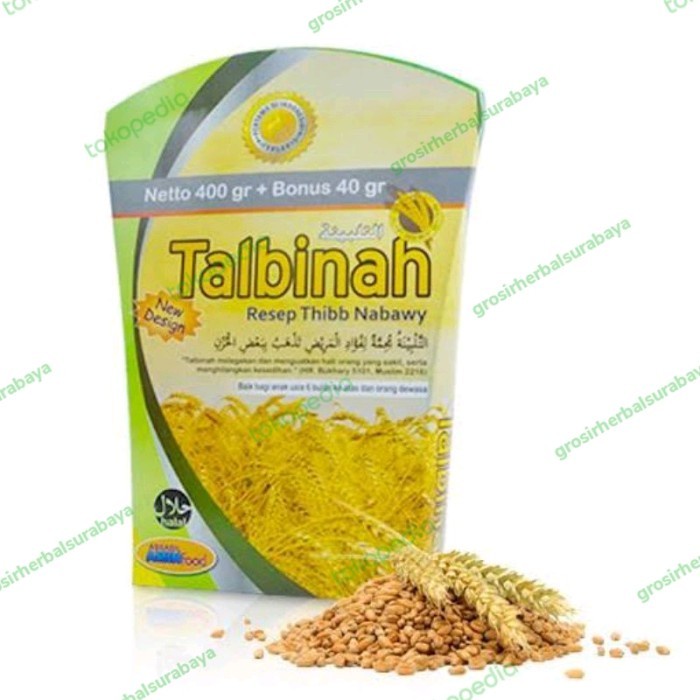 

(TopSeller) Talbinah Tepung Gandum Resep Thibbun Nabawi Obat Lambung Maag 440 Gr