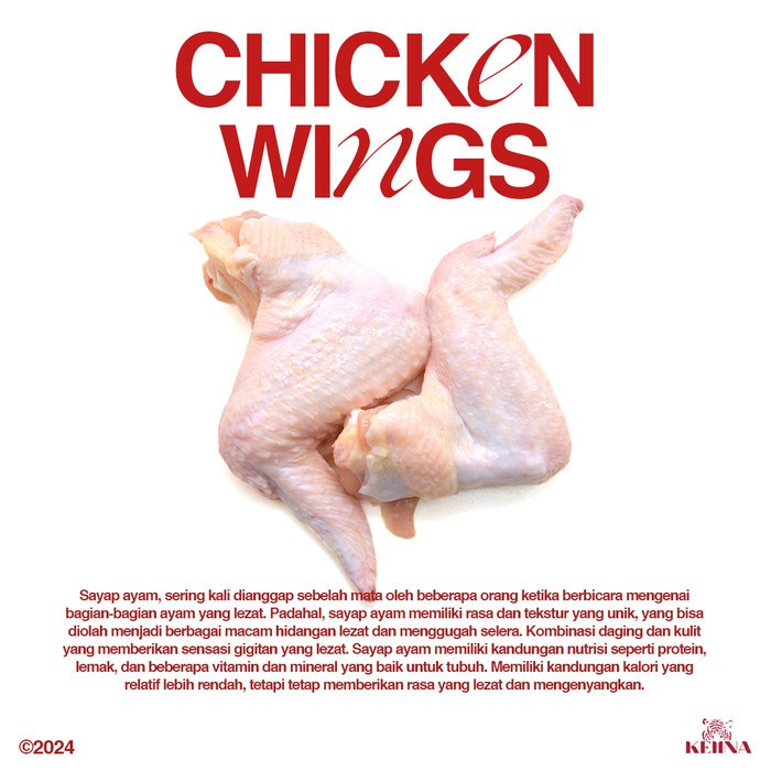

(TopSeller) Sayap Ayam Chicken Wings Fresh Frozen