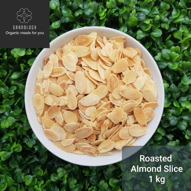 

A Roasted Almond Slice / Kacang Almond Slice Oven (1 Kilogram) By Granology