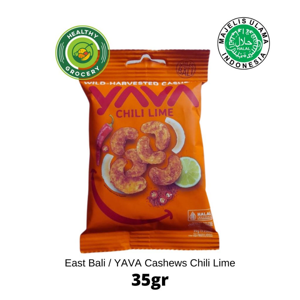 

A East Bali / Yava Cashews All Varian 35 Gr Cacao Sweat & Spicy Roasted Garlic Pepper Seasalt Chilli