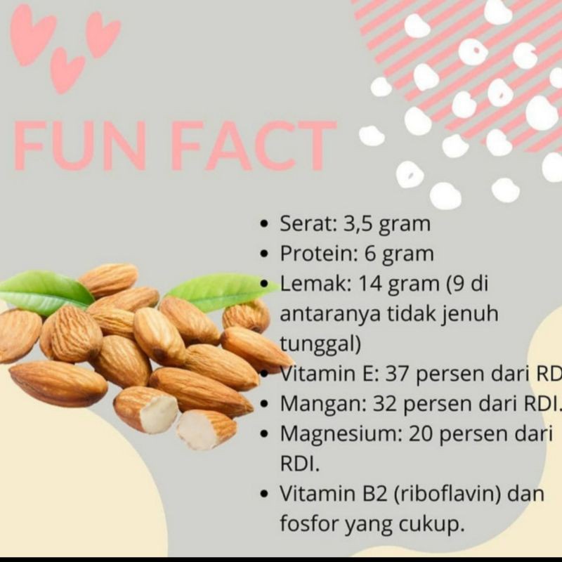 

A Kacang Almond Panggang 500Gr