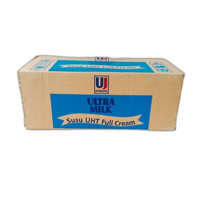 

(TopSeller) SUSU ULTRA MILK FULL CREAM 200 ML 200ML DUS KARTON (1DUS 24PCS) / SUSU ULTRA UHT FULL