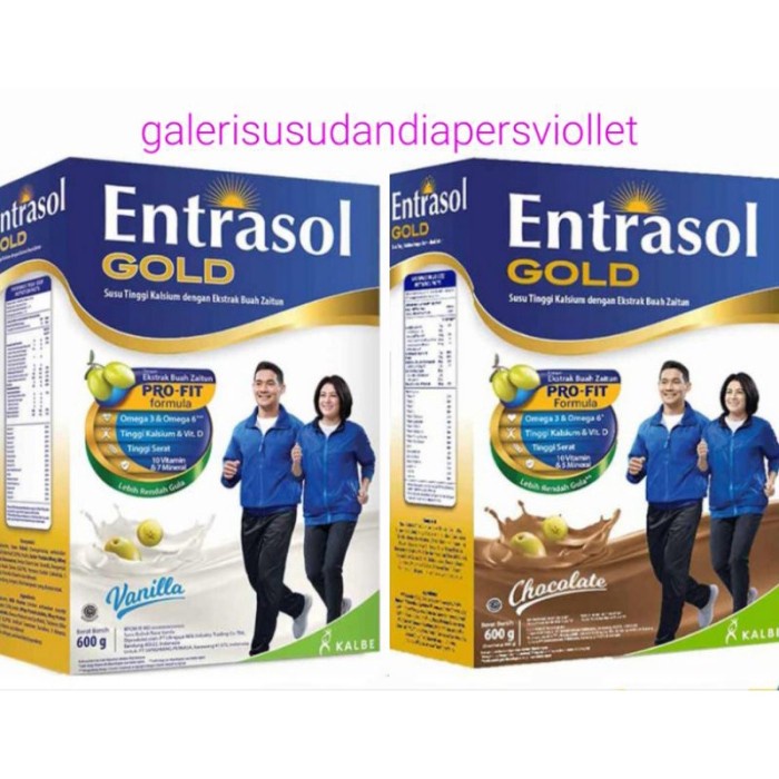 

(TopSeller) Entrasol gold vanila/coklat 580gr