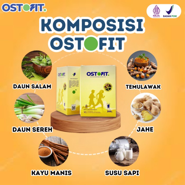 

(TopSeller) Ostofit Susu Nyeri Sendi Sakit Pinggang Cegah Osteoporosis Penggapuran Tulang Tanpa Efek